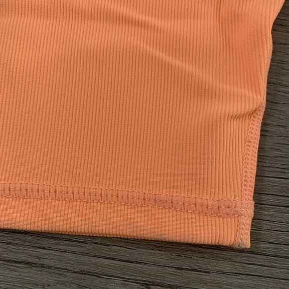 Wilo Base Ribbed 7/8 Legging - Size L - Orange - NWT - Picture 7 of 8